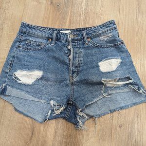 H&M denim shorts size 8